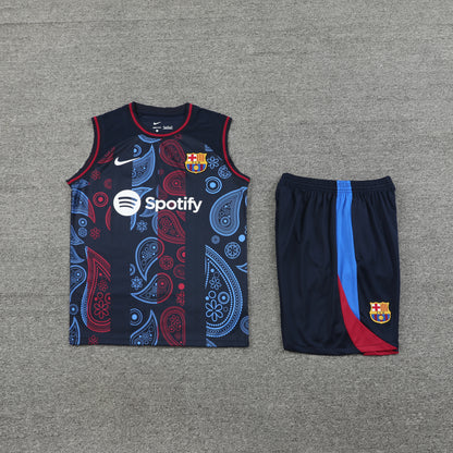 FC. Barcelona 2024/25 Training Vest Tracksuit (black 2)