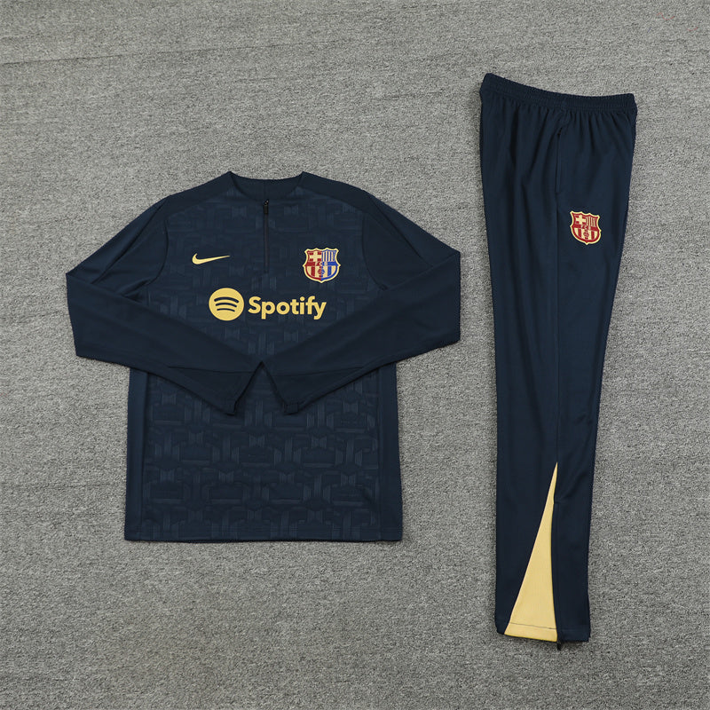 Barcelona 2024/25 Training Tracksuit (Navy)