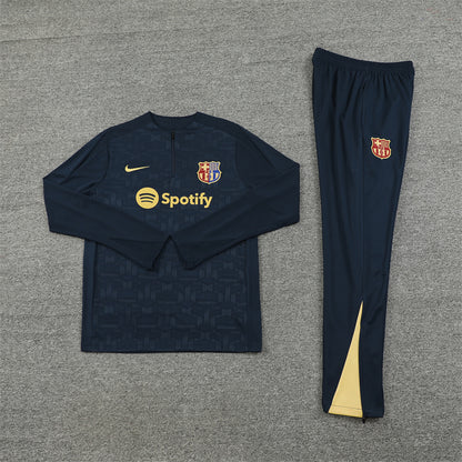 Barcelona 2024/25 Training Tracksuit (Navy)