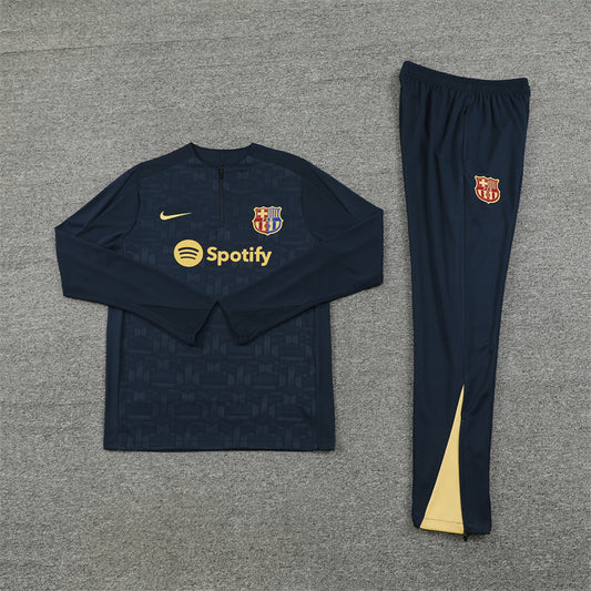 Barcelona 2024/25 Training Tracksuit (Navy)