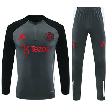 Manchester United 2024/25 Training Tracksuit (Grey)