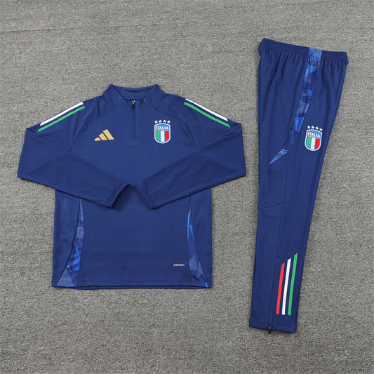 Italy 2024/25 Training Tracksuit (Navy)