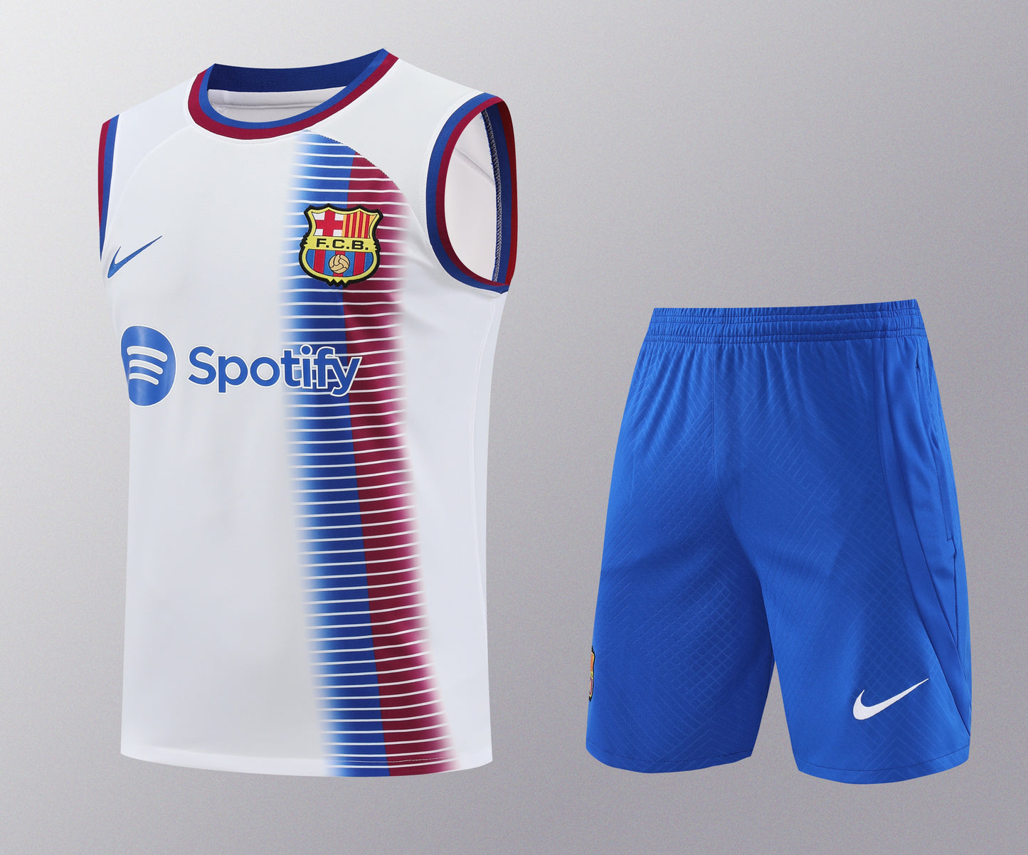 FC. Barcelona 2024/25 Training Vest Tracksuit (white )
