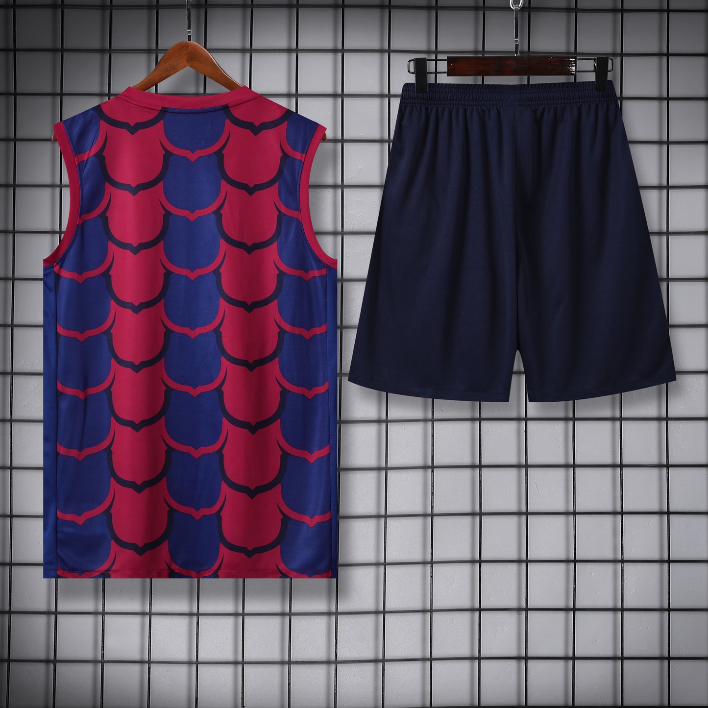 FC. Barcelona 2024/25 Training Vest Tracksuit (red 3)