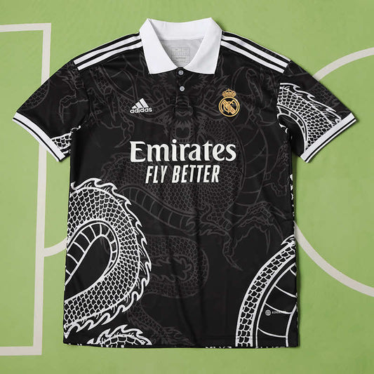 Real Madrid 2024/25 The Year of the Loong Memorial Jersey - Special Edition (Black)