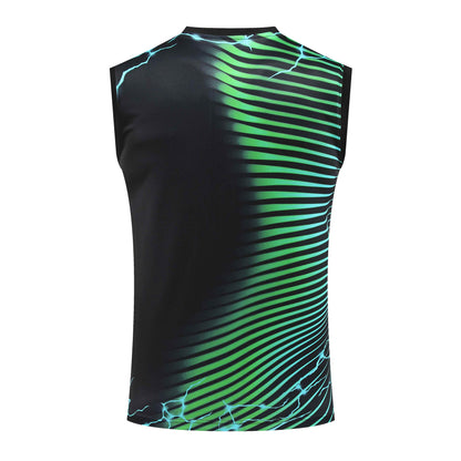 Real Madrid 2024/25 Training Vest Tracksuit (green panther)