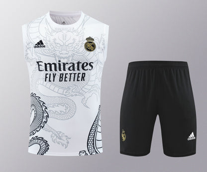 Real Madrid 2024/25 Training Vest Tracksuit (white 3)