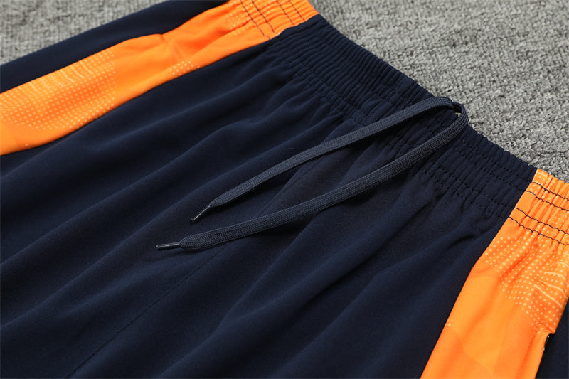 Real Madrid 2024/25 Training Tracksuit (White + Orange #2)