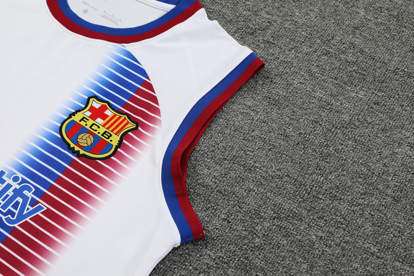 FC. Barcelona 2024/25 Training Vest Tracksuit (white )