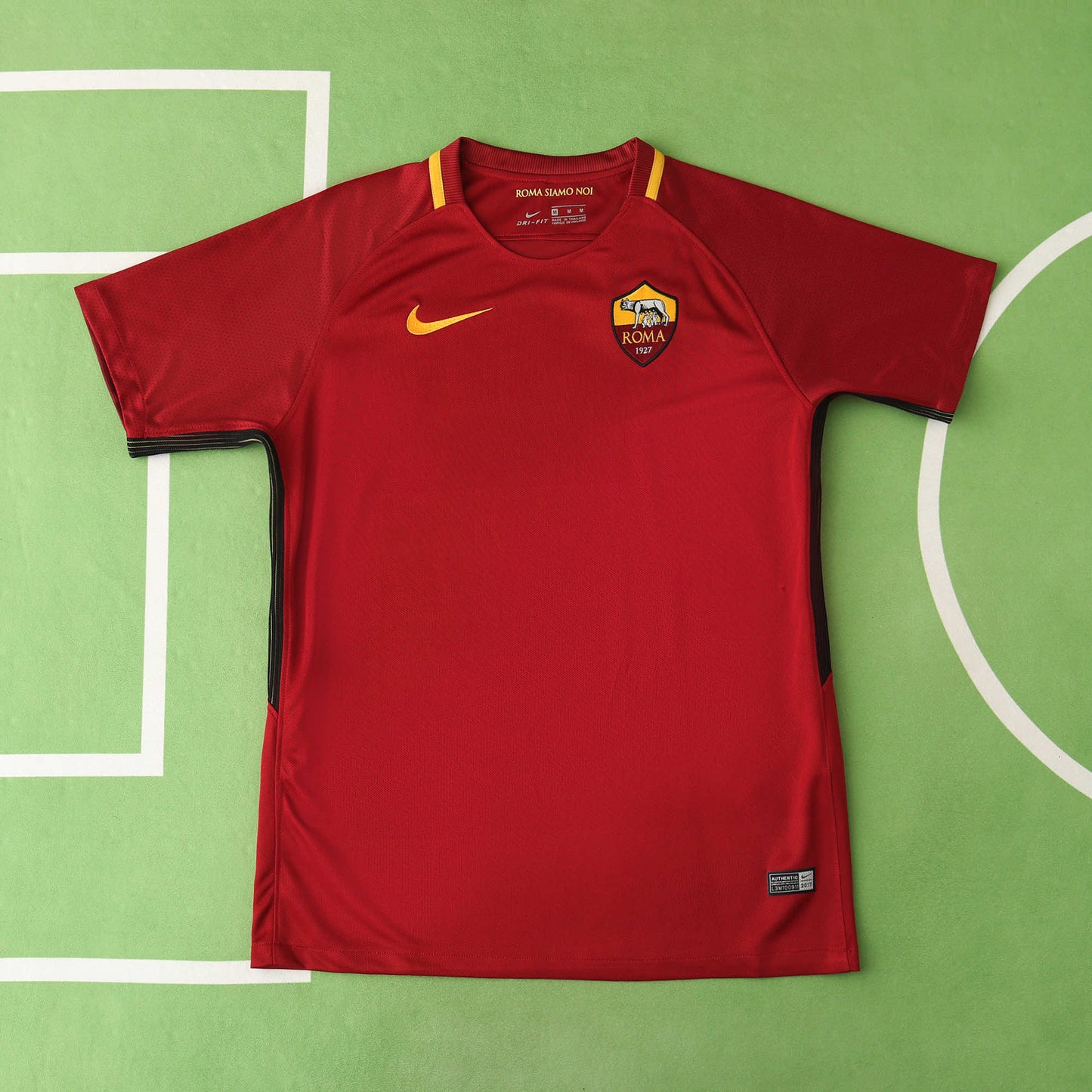 A.S Roma 2017/18 Home Jersey - Retro Edition