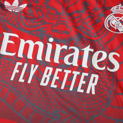 Real Madrid 2024/25 Garnet Dragon Jersey - Special Edition