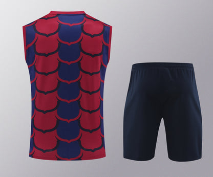 FC. Barcelona 2024/25 Training Vest Tracksuit (red 3)