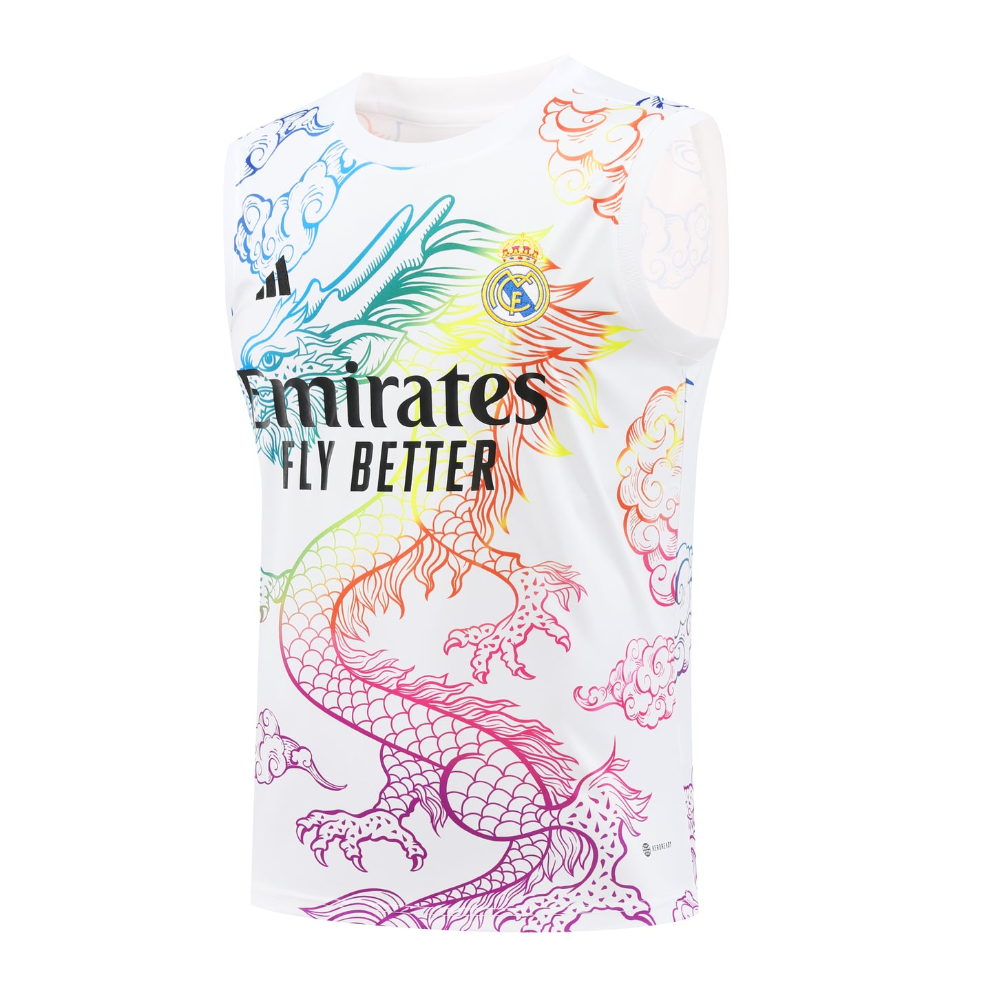 Real Madrid 2024/25 Training Vest Tracksuit (Rainbow white)
