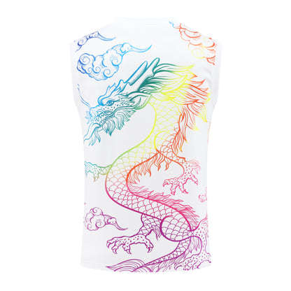 Real Madrid 2024/25 Training Vest Tracksuit (Rainbow white)