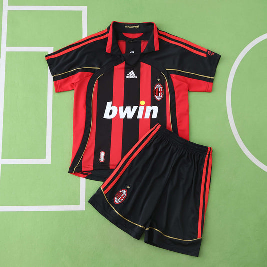 AC Milan 2006/07 Home Kits - Retro Edition (Kids)