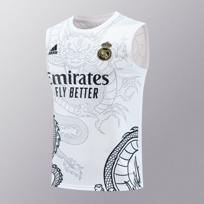 Real Madrid 2024/25 Training Vest Tracksuit (white 3)