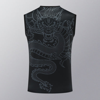 Real Madrid 2024/25 Training Vest Tracksuit (black dragon)