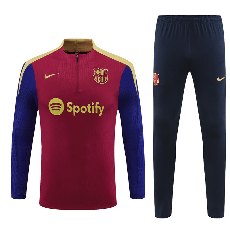 Barcelona 2024/25 Training Tracksuit (Red)