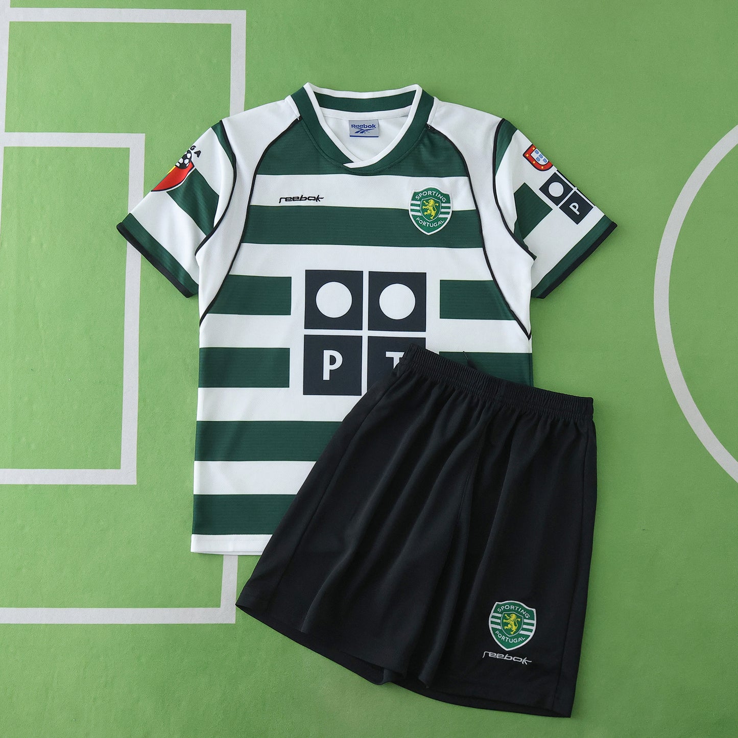 Sporting CP 2001/02 Home Jersey - Retro Edition (Kids)