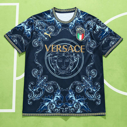 Italy 2023/24 Blue Versace Jersey - Special Edition
