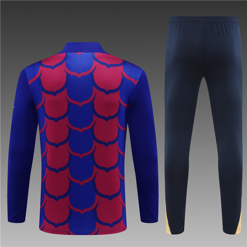 Barcelona 2024/25 Training Tracksuit (Red Blue)
