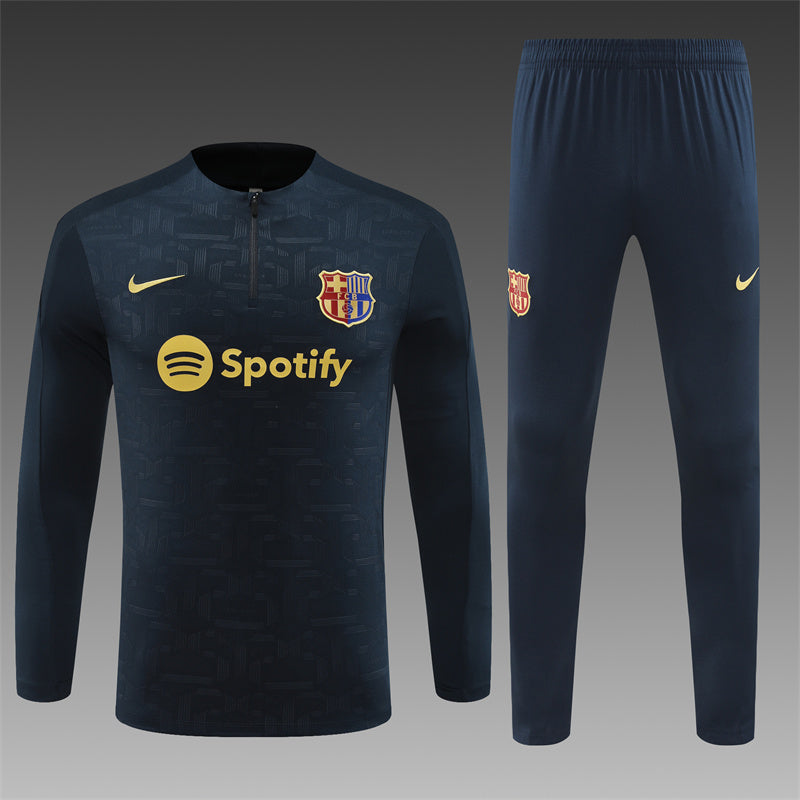 Barcelona 2024/25 Training Tracksuit (Navy)