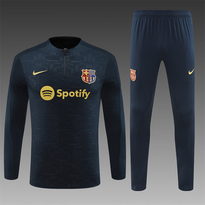 Barcelona 2024/25 Training Tracksuit (Navy)