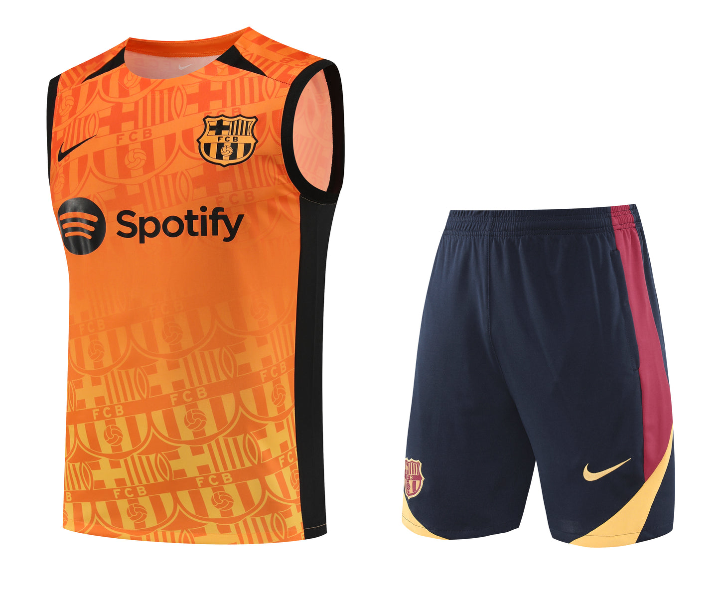 FC. Barcelona 2024/25 Training Vest Tracksuit (orange)