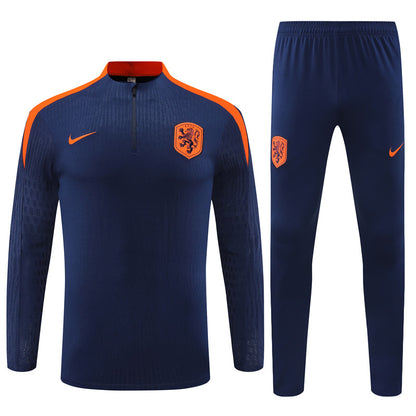 Netherlands 2024/25 Training Tracksuit (Navy)