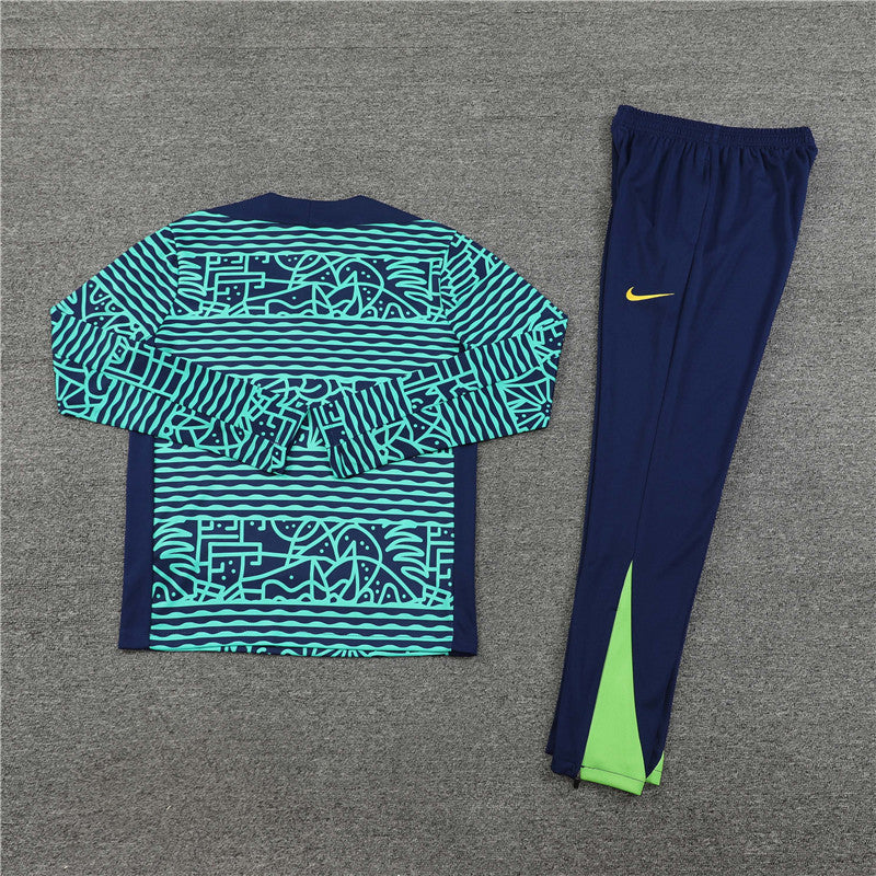 Brazil 2024/25 Training Tracksuit (Lake Blue)