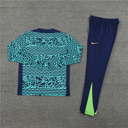 Brazil 2024/25 Training Tracksuit (Lake Blue)