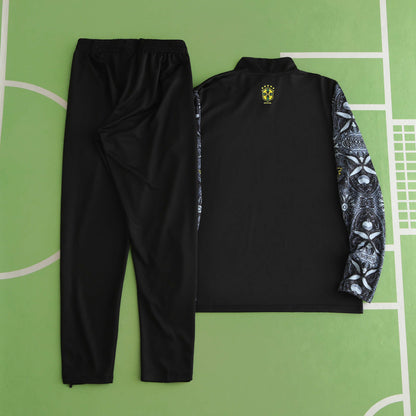 Brazil 2024/25 Jesus Training Tracksuit (Black)
