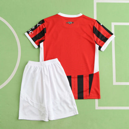 AC Milan 2024/25 Home Kit  - Fan Edition (Kids)