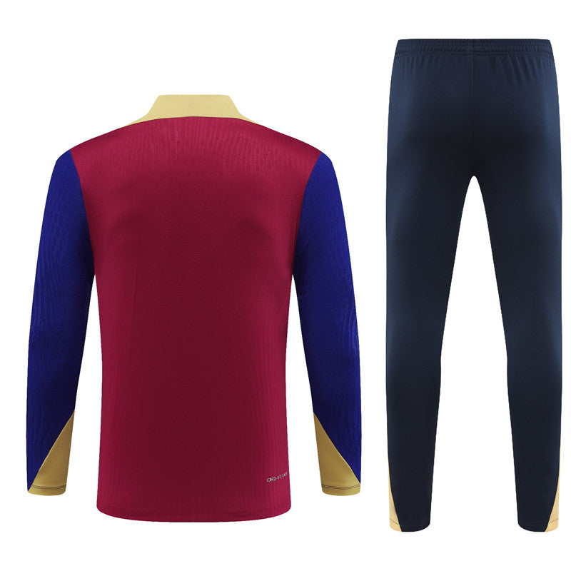 Barcelona 2024/25 Training Tracksuit (Red)