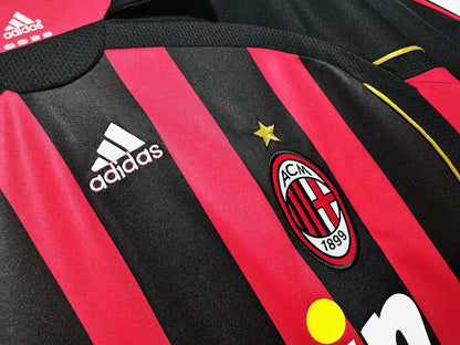 AC Milan 2006/07 Home Jersey - Retro Edition
