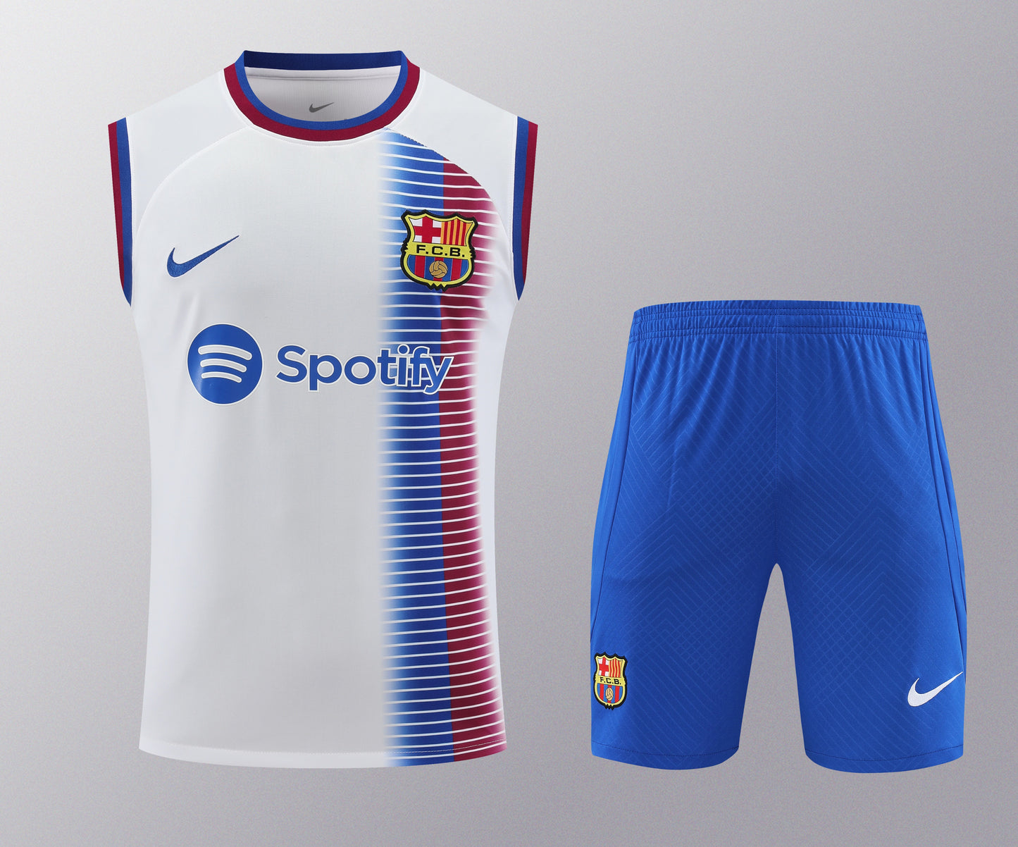 FC. Barcelona 2024/25 Training Vest Tracksuit (white )