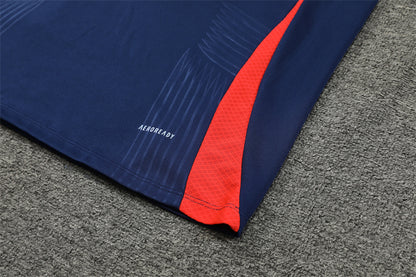 Manchester United 2024/25 Training Tracksuit (Navy and Red)