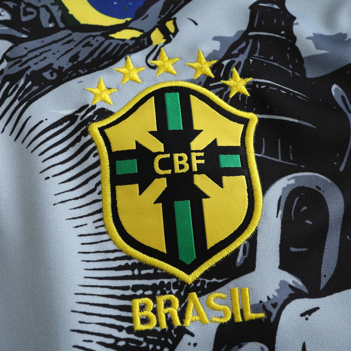 Brazil 2024/25 Jesus Training Tracksuit (Black)