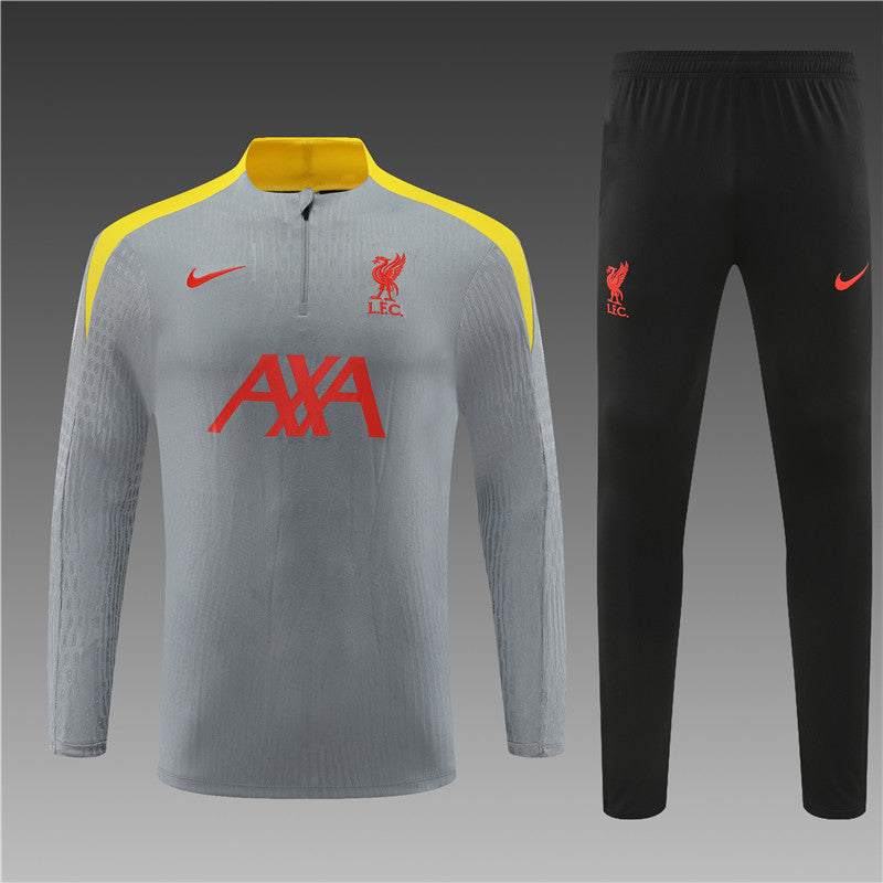 Liverpool 2024/25 Training Tracksuit (Grey & Yellow)