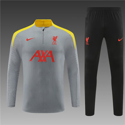 Liverpool 2024/25 Training Tracksuit (Grey & Yellow)