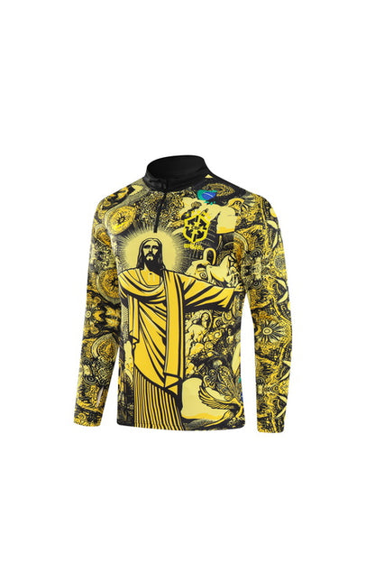 Brazil 2024/25 Jesus Training Tracksuit (Yellow)