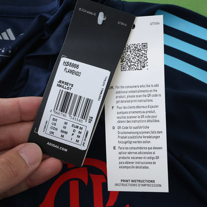 CR Flamengo 2025/26 Blue Training Jersey - Fan Edition