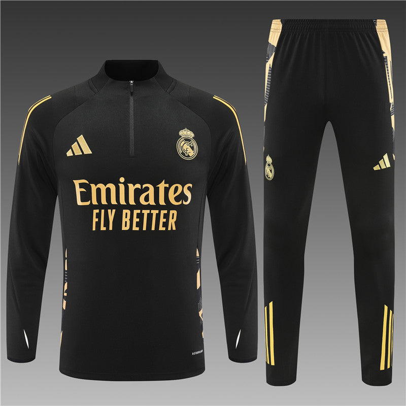 Real Madrid 2024/25 Training Tracksuit (Black #2)
