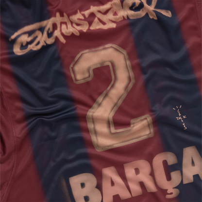 2000/01 LIMITED EDITION Barcelona x Travis Scott Home Jersey - Retro Edition