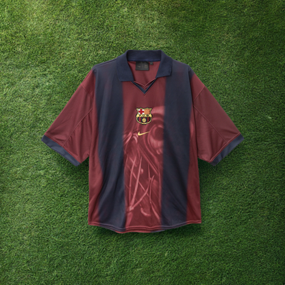 2000/01 LIMITED EDITION Barcelona x Travis Scott Home Jersey - Retro Edition