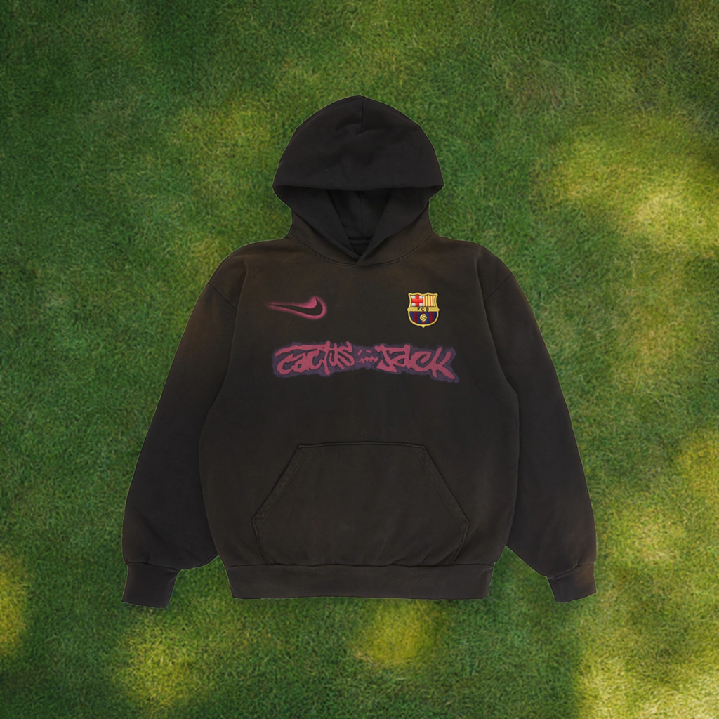 LIMITED EDITION Travis Scott X Barcelona Spray Logo Hoodie - Special Edition