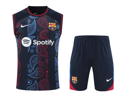 FC. Barcelona 2024/25 Training Vest Tracksuit (black 2)