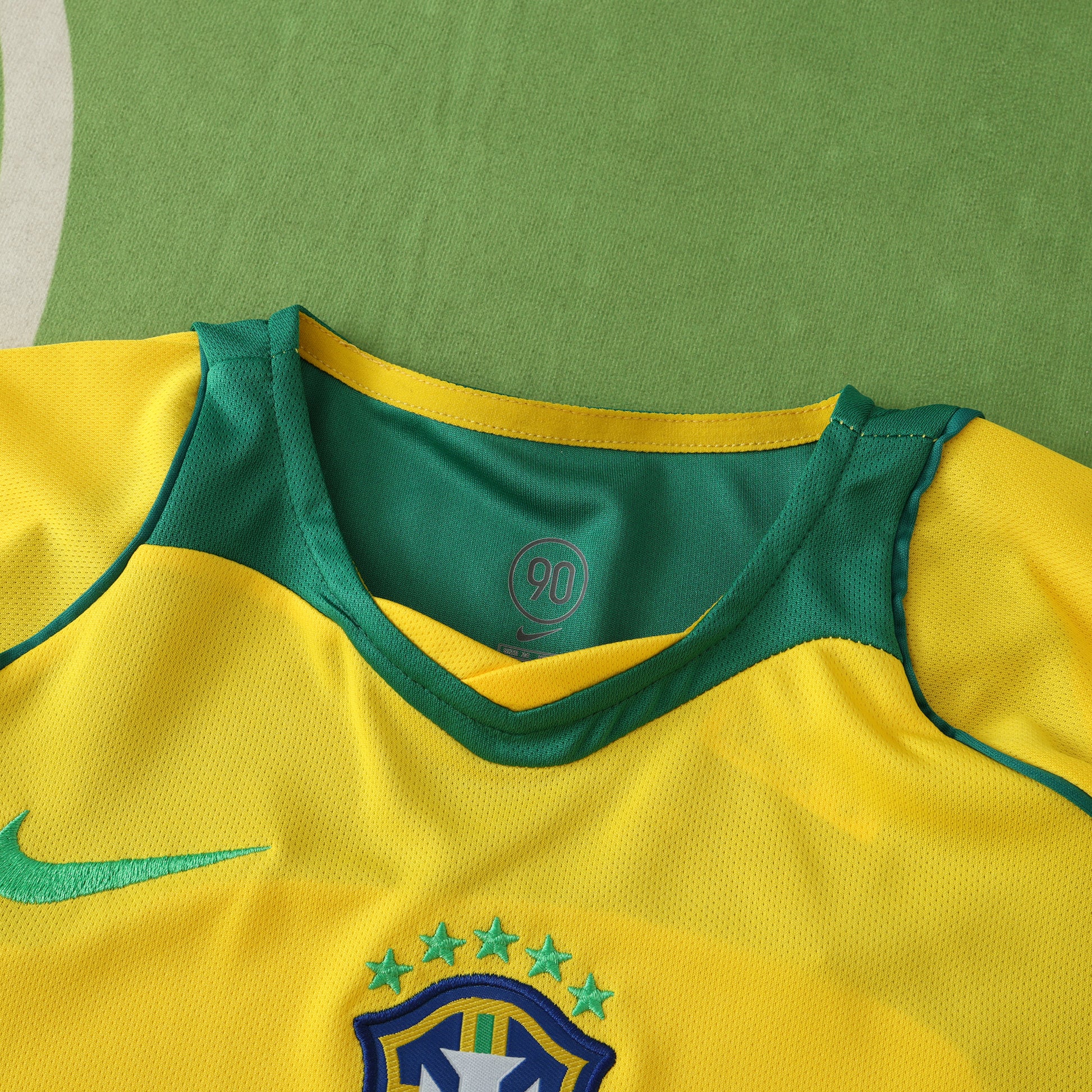 Brazil 2003/04 Home Kit- Retro Edition (Kids) - The Jersey Vault