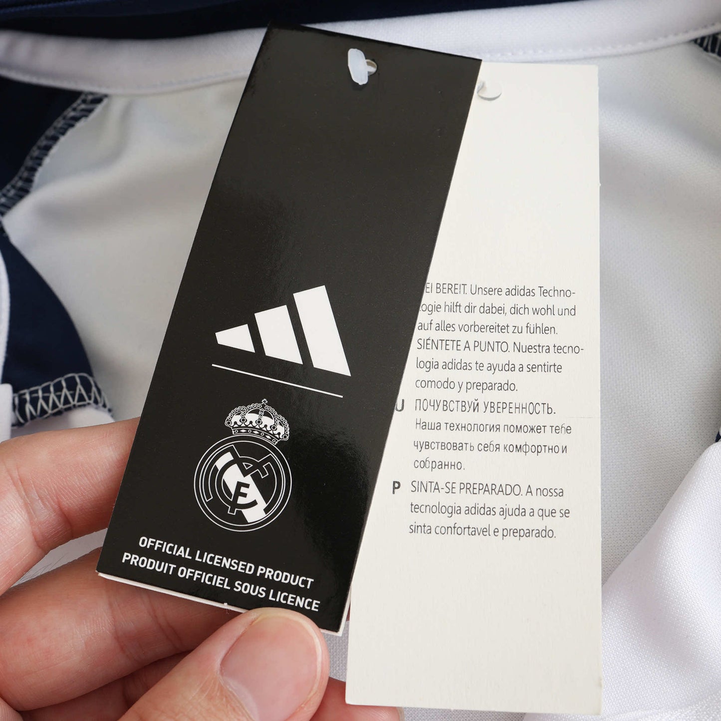 Real Madrid 2024/25 Training Tracksuit (White + Orange #4)