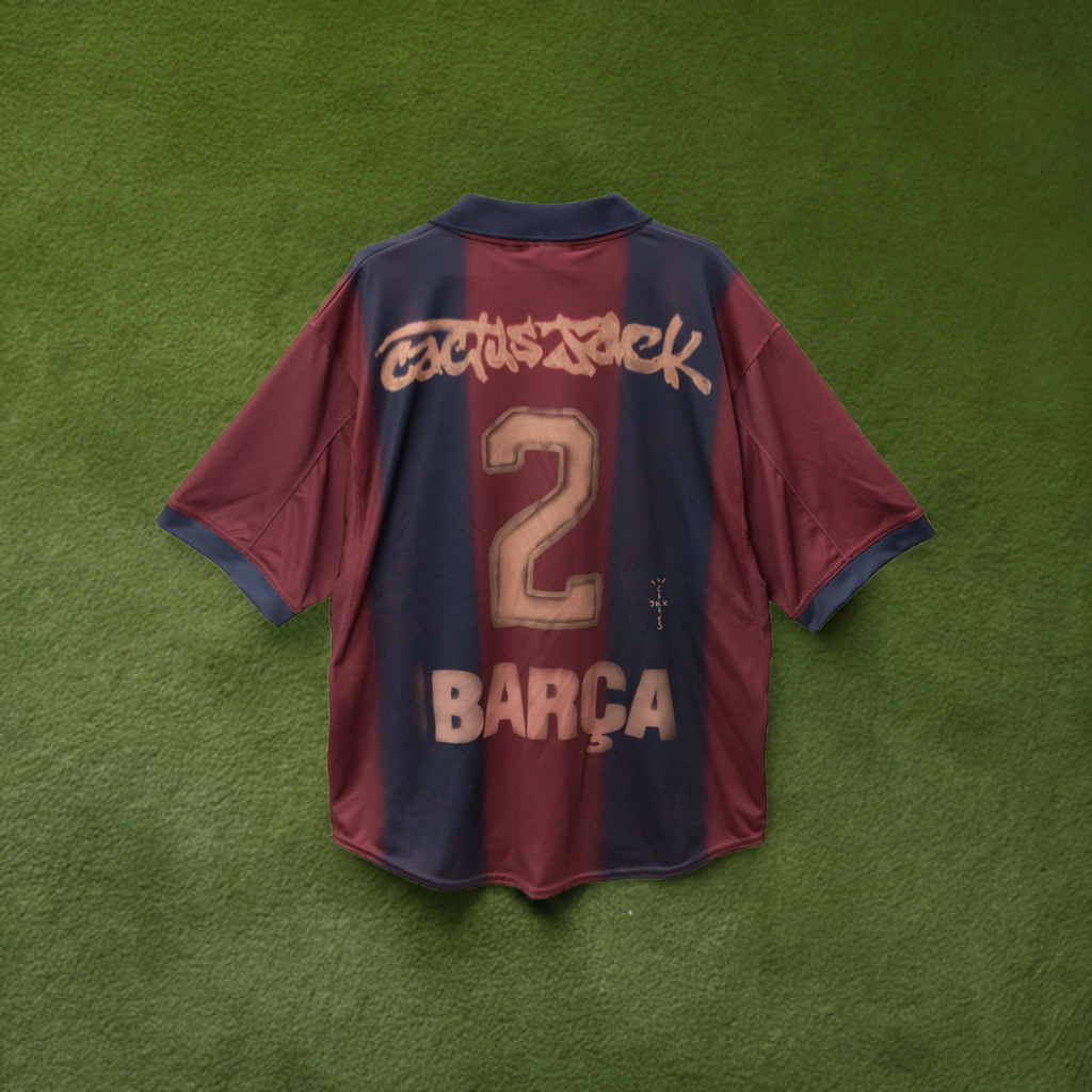2000/01 LIMITED EDITION Barcelona x Travis Scott Home Jersey - Retro Edition